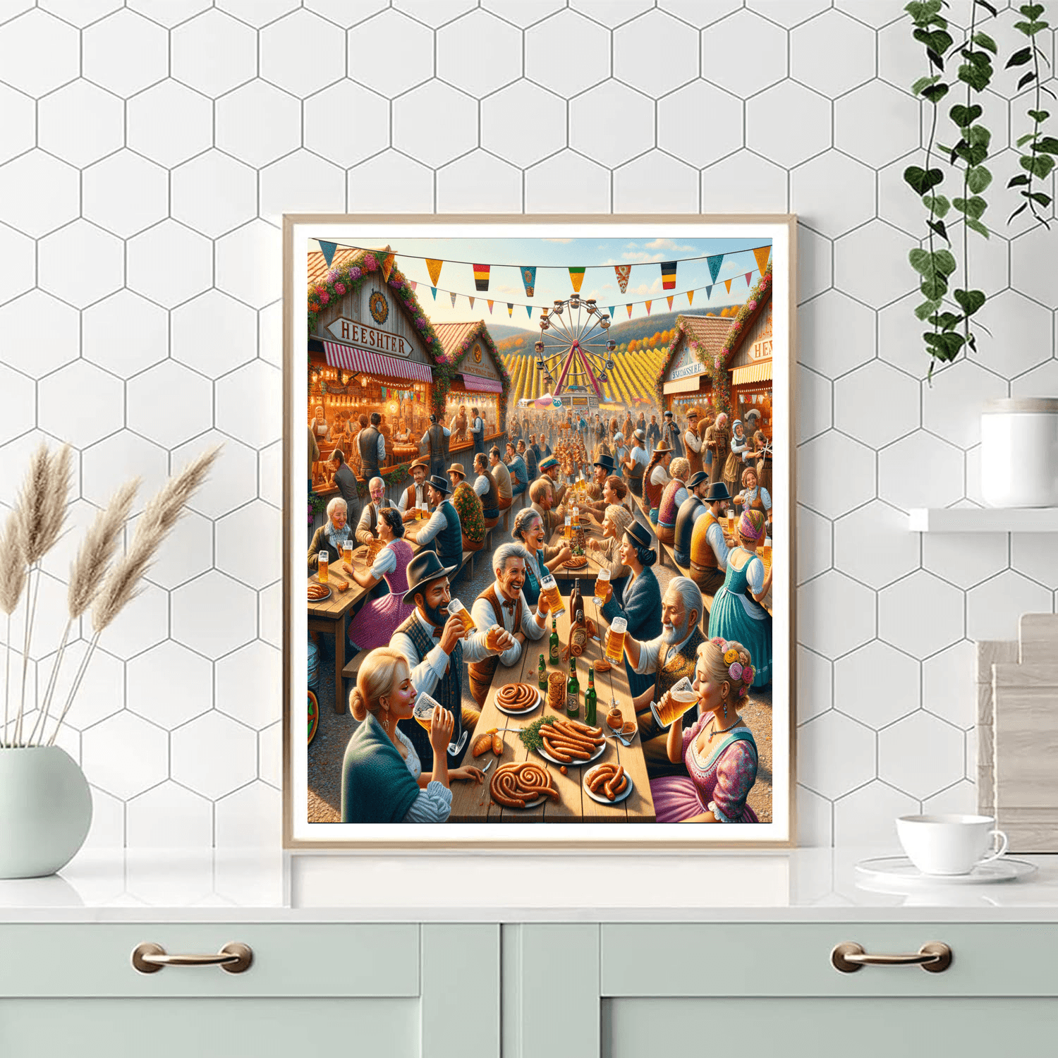 Wurstmarkt - Germany Paint By Numbers Art