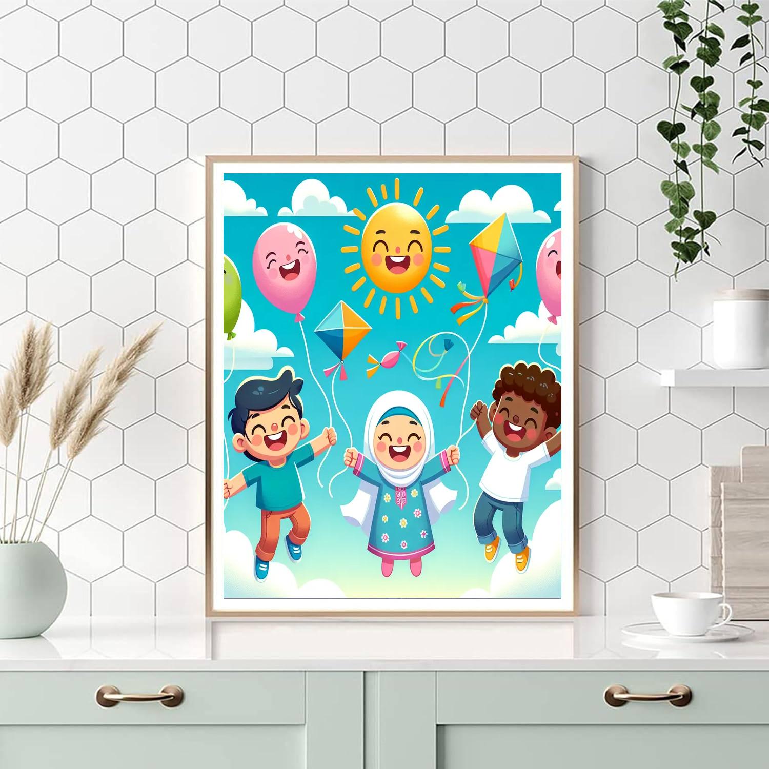 Exciting Adventure In The Sky Paint By Numbers Art