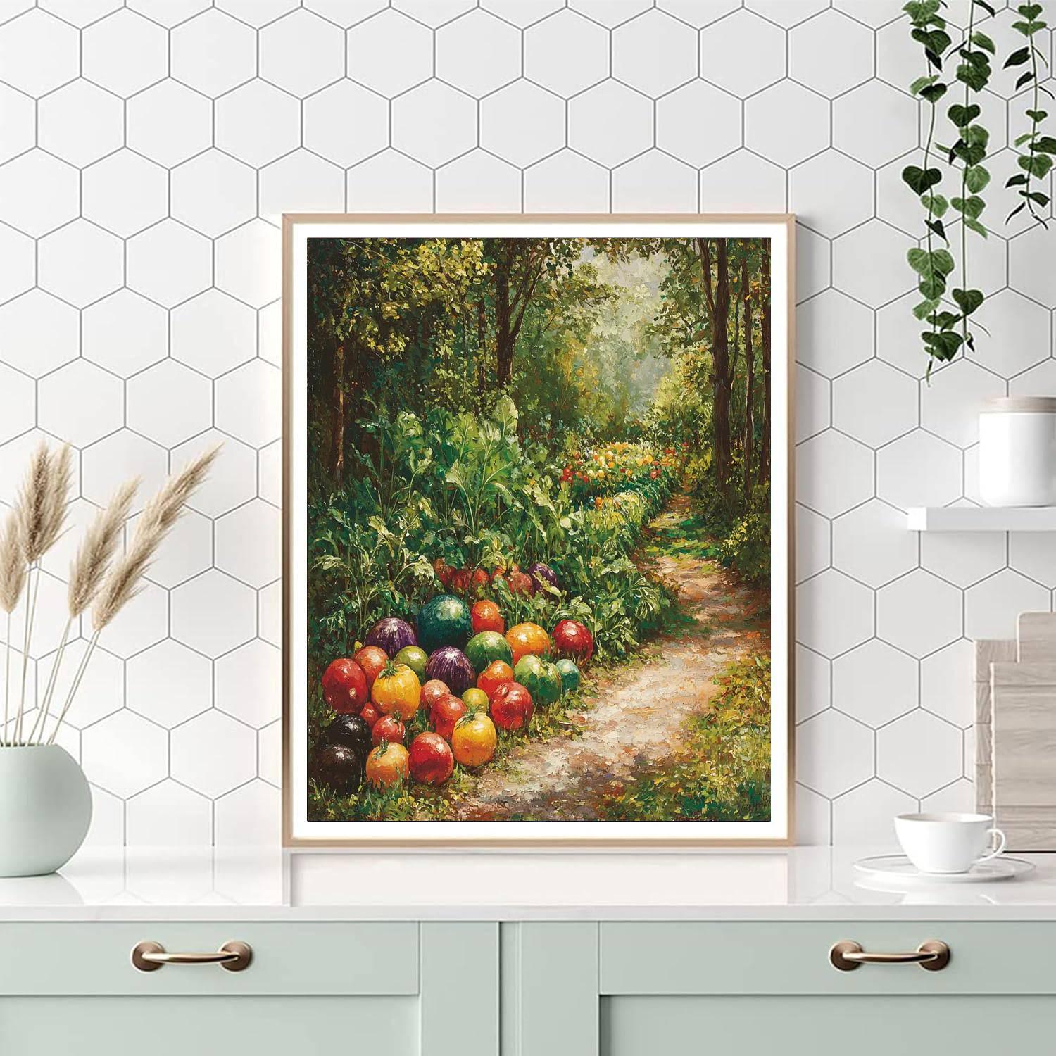 Pierre-Auguste Renoir Inspired Culinary Gardens  DIY Paint By Numbers