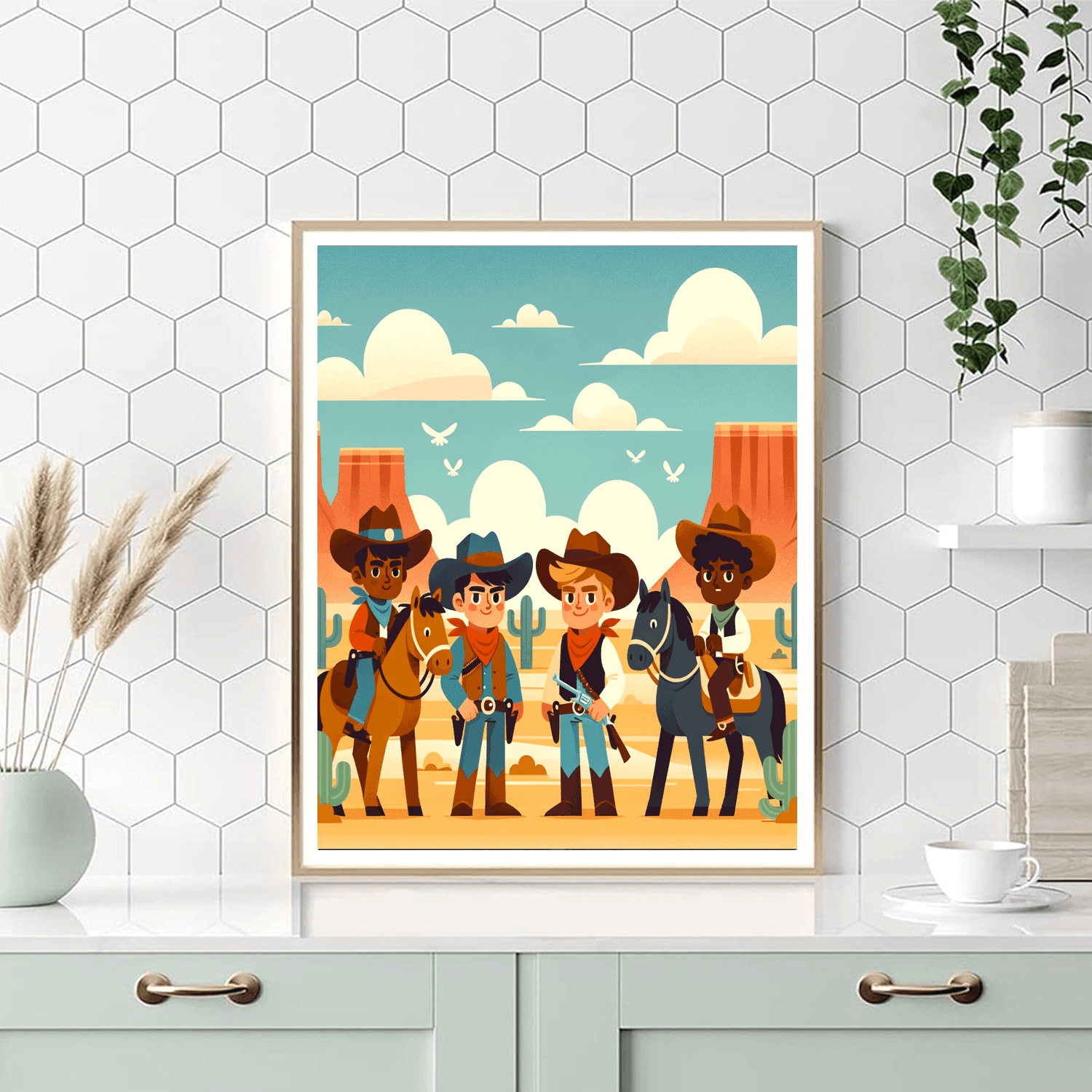 Wild West Wonders Paint By Color