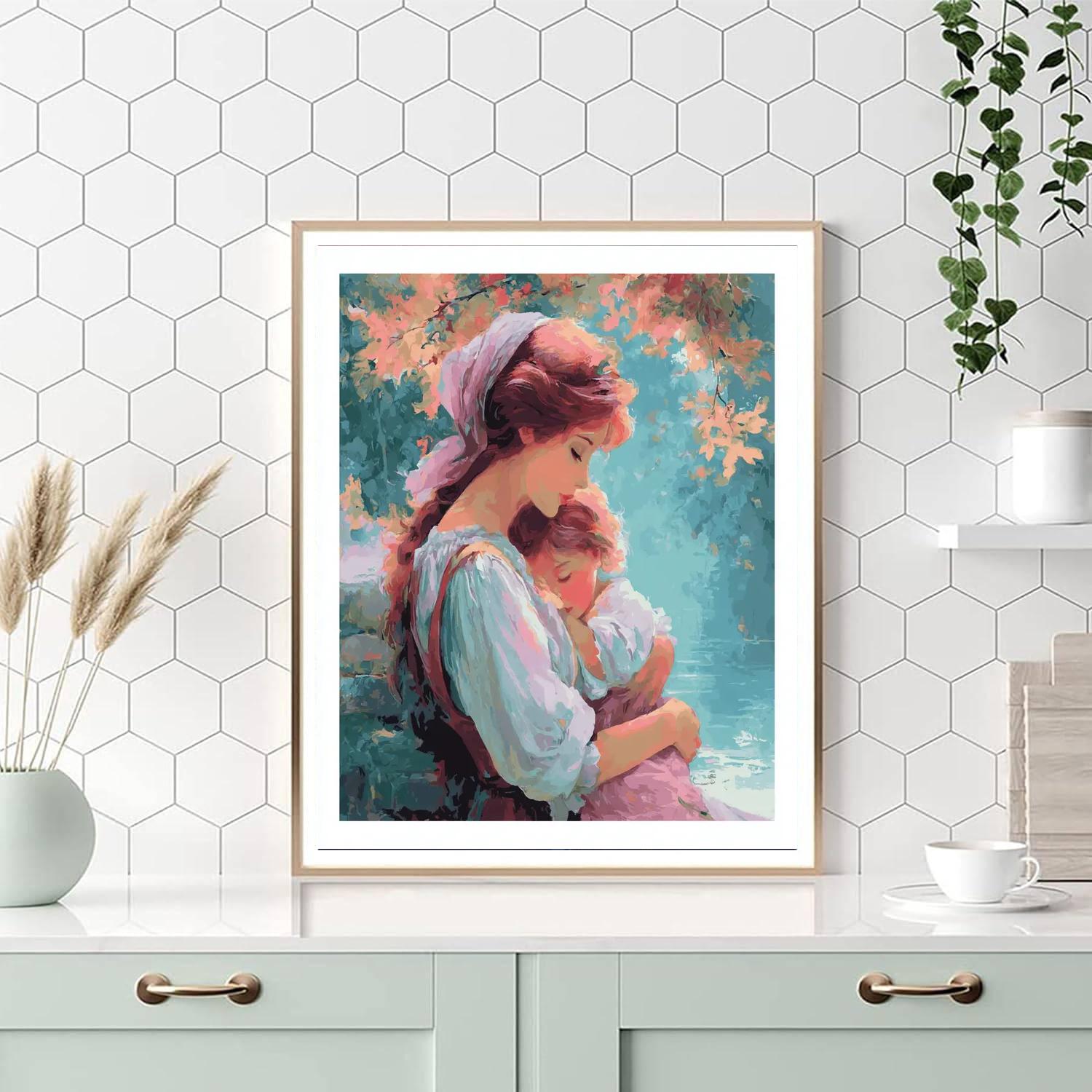 Eternal Bond In Pastels Numbered Painting Kits