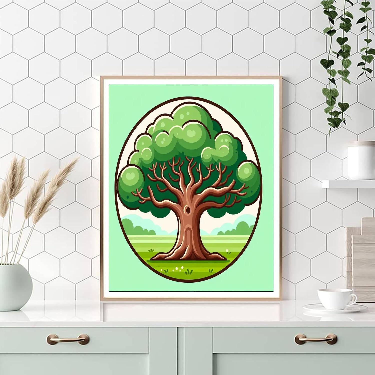Wise Old Tree Numbered Painting Kits