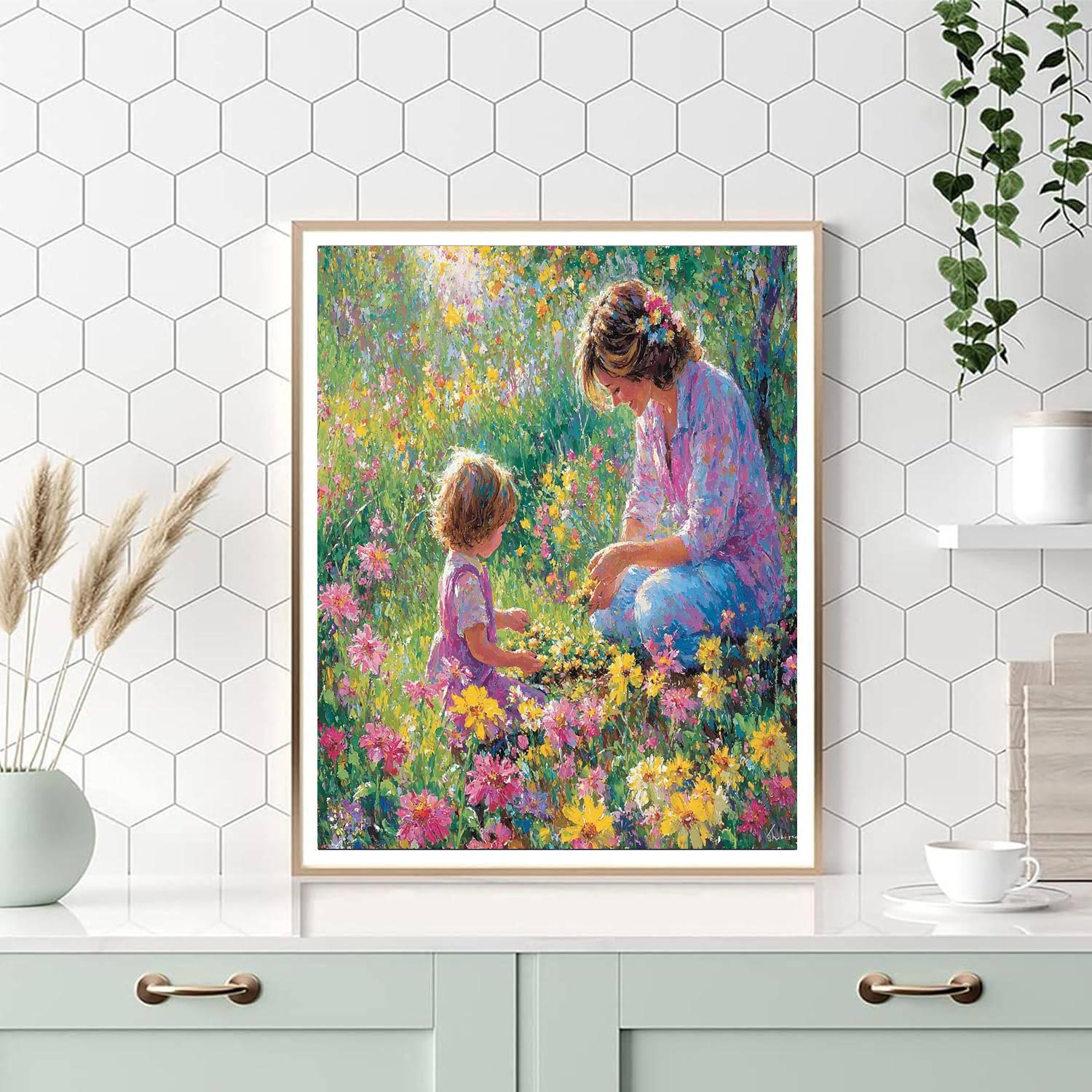 Mommy’s Garden Of Love Paint By Number