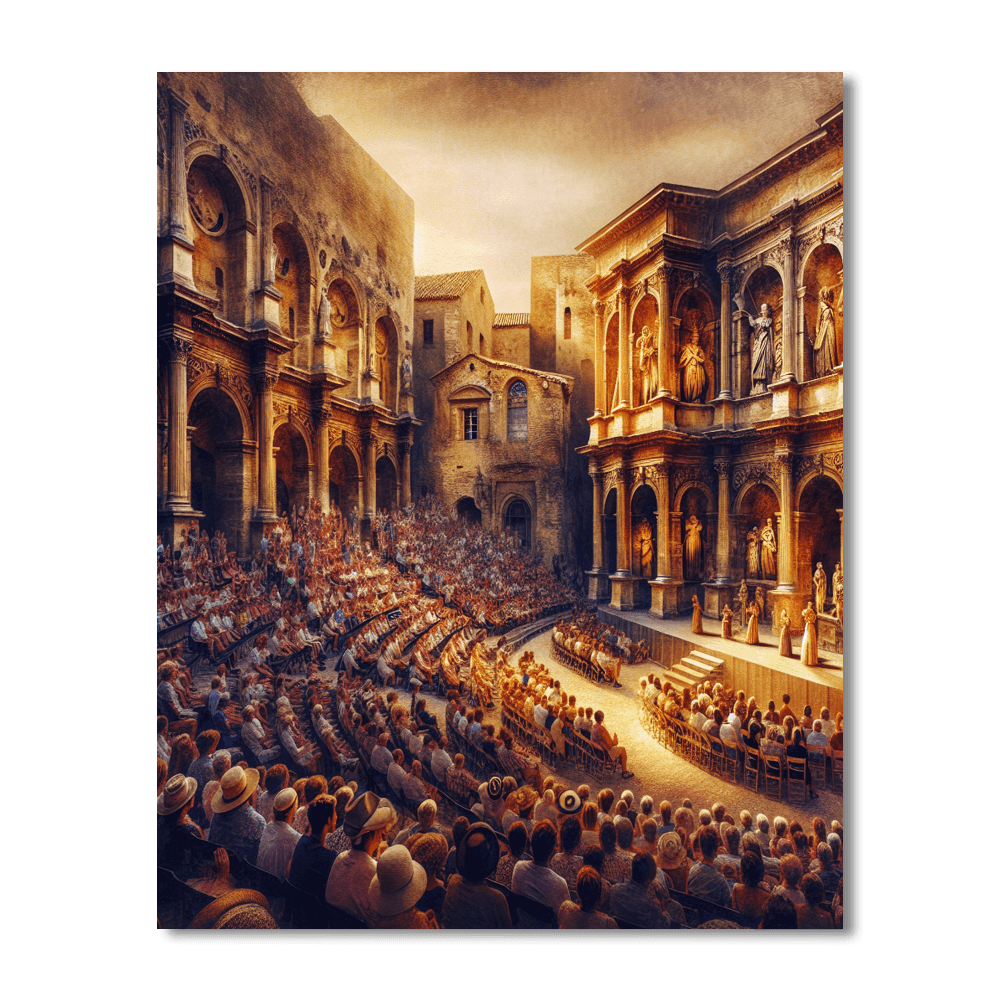 Festival D'avignon - France Number Painting