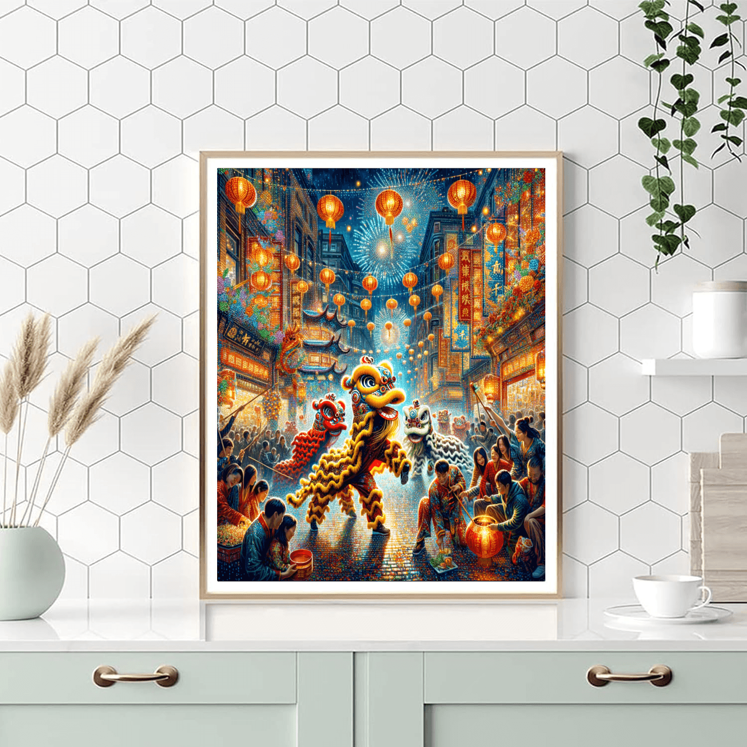 The Chinese New Year Festival Paint By Color