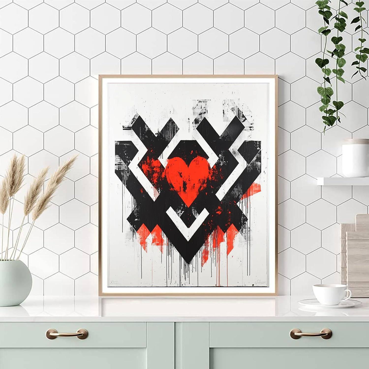 Banksy Inspired Echos Of Solidarity  Paint By Number