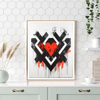 Banksy Inspired Echos Of Solidarity  Paint By Number