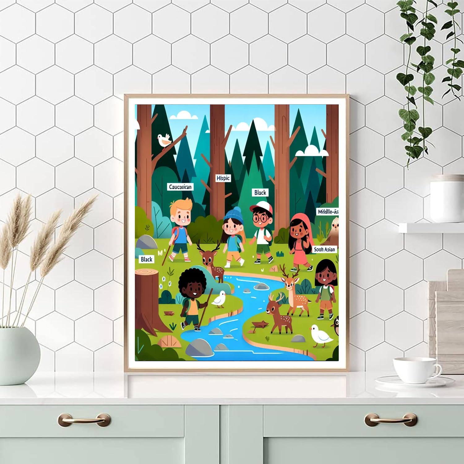 The Great Forest Adventure Painting By Numbers Kit