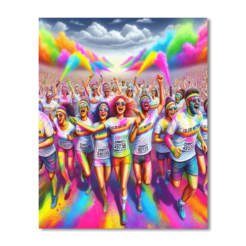 The Color Run - United States Paint By Color