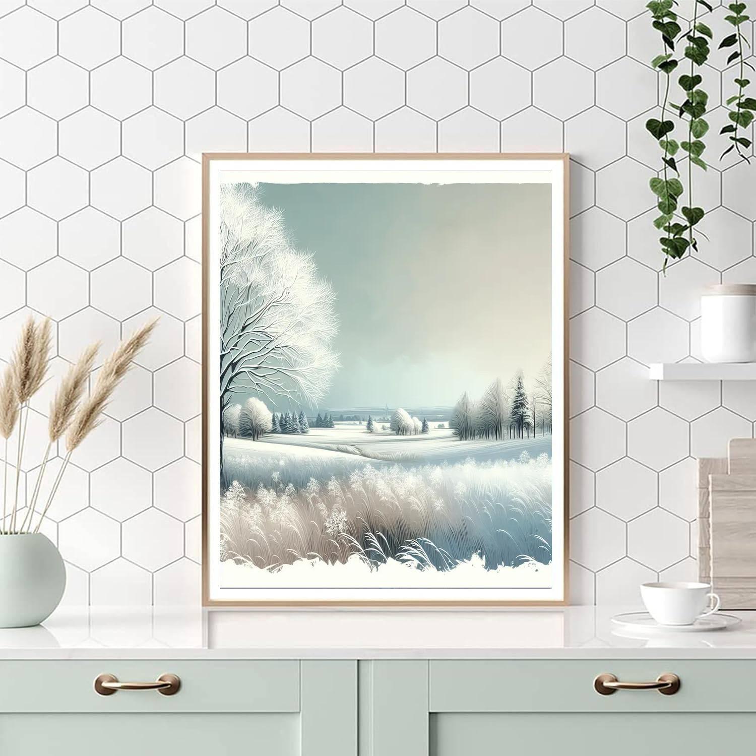 Winter's Breath Numbered Painting Kits