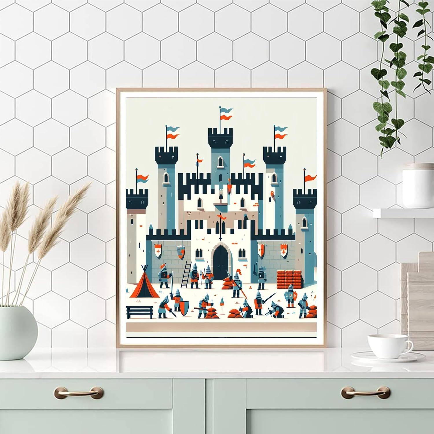 Castle Siege Adventure Paint By Numbers Kits