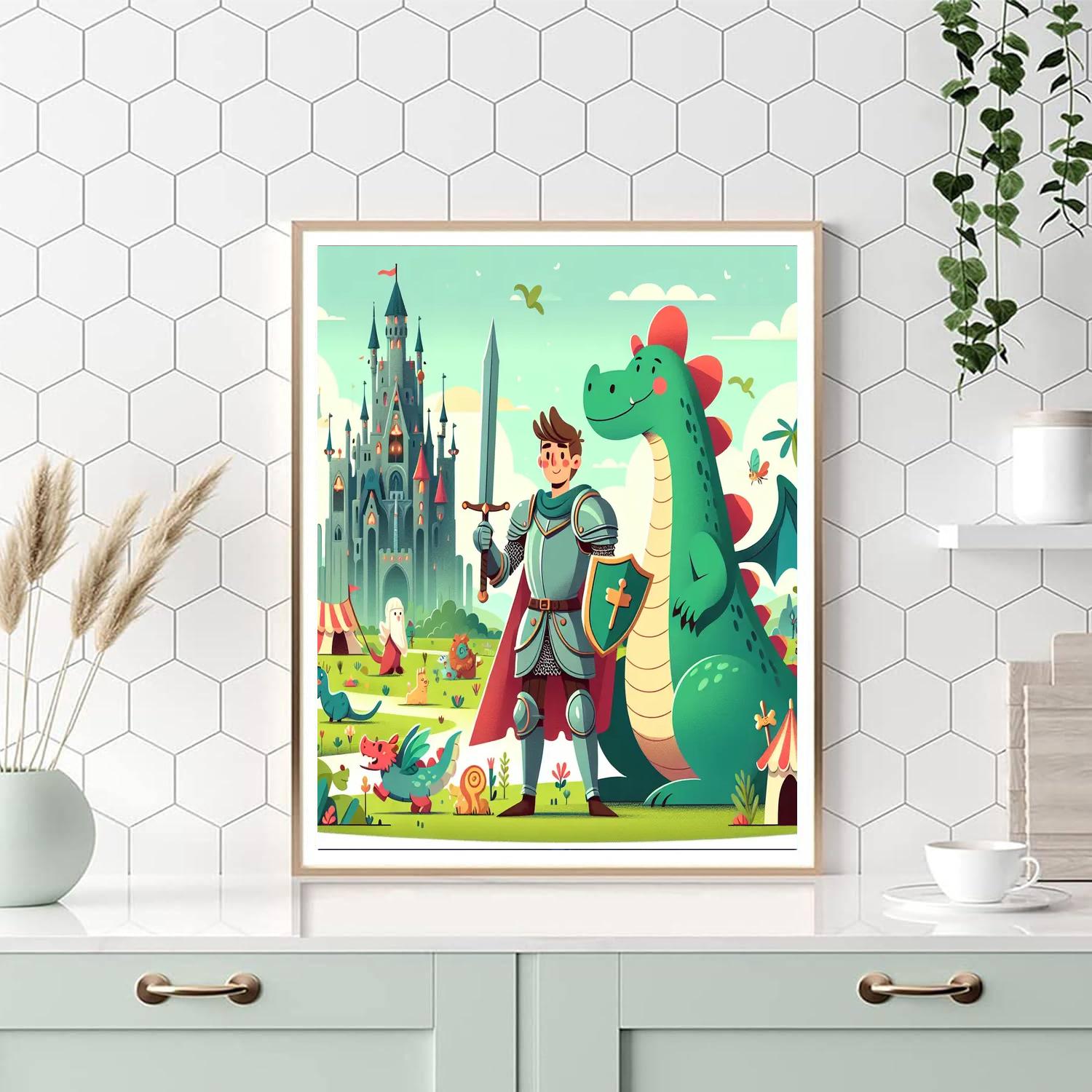 Epic Fantasy Worlds Paint By Number