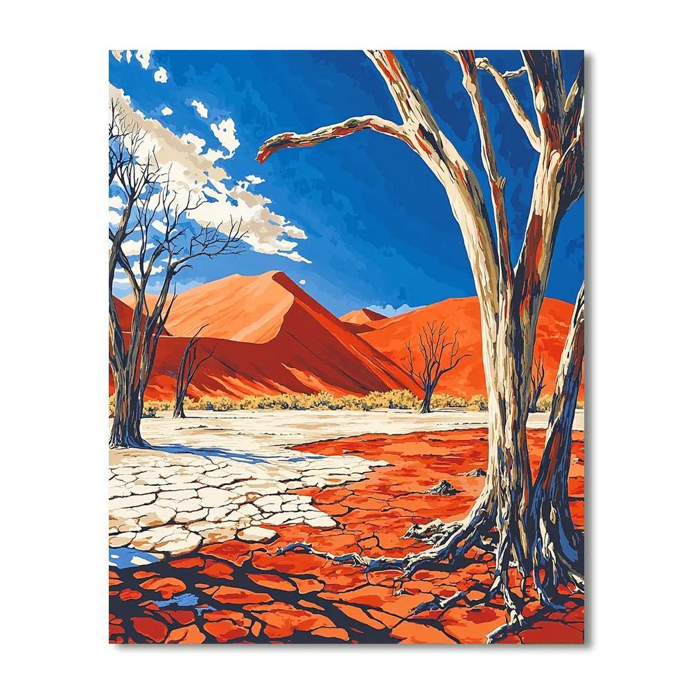 Sossusvlei - Namibia Painting Number Kit