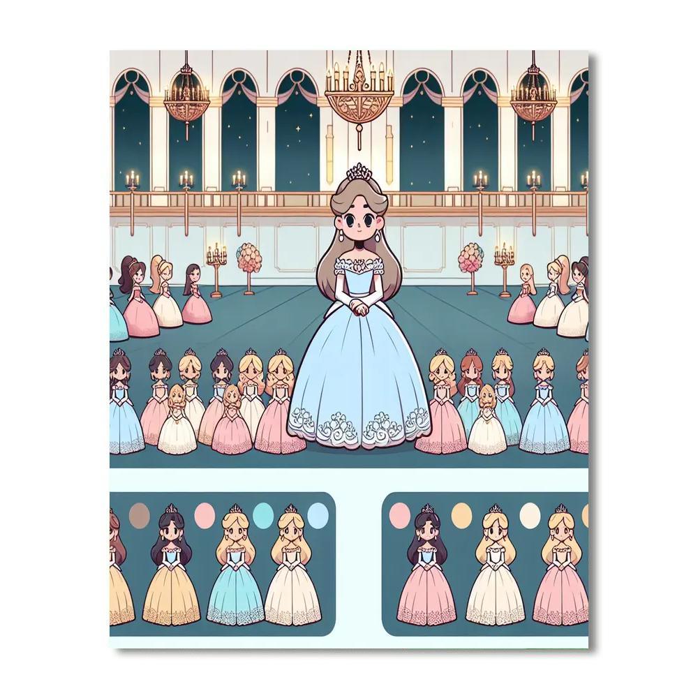 Royal Princess Gala Numbered Painting Kits