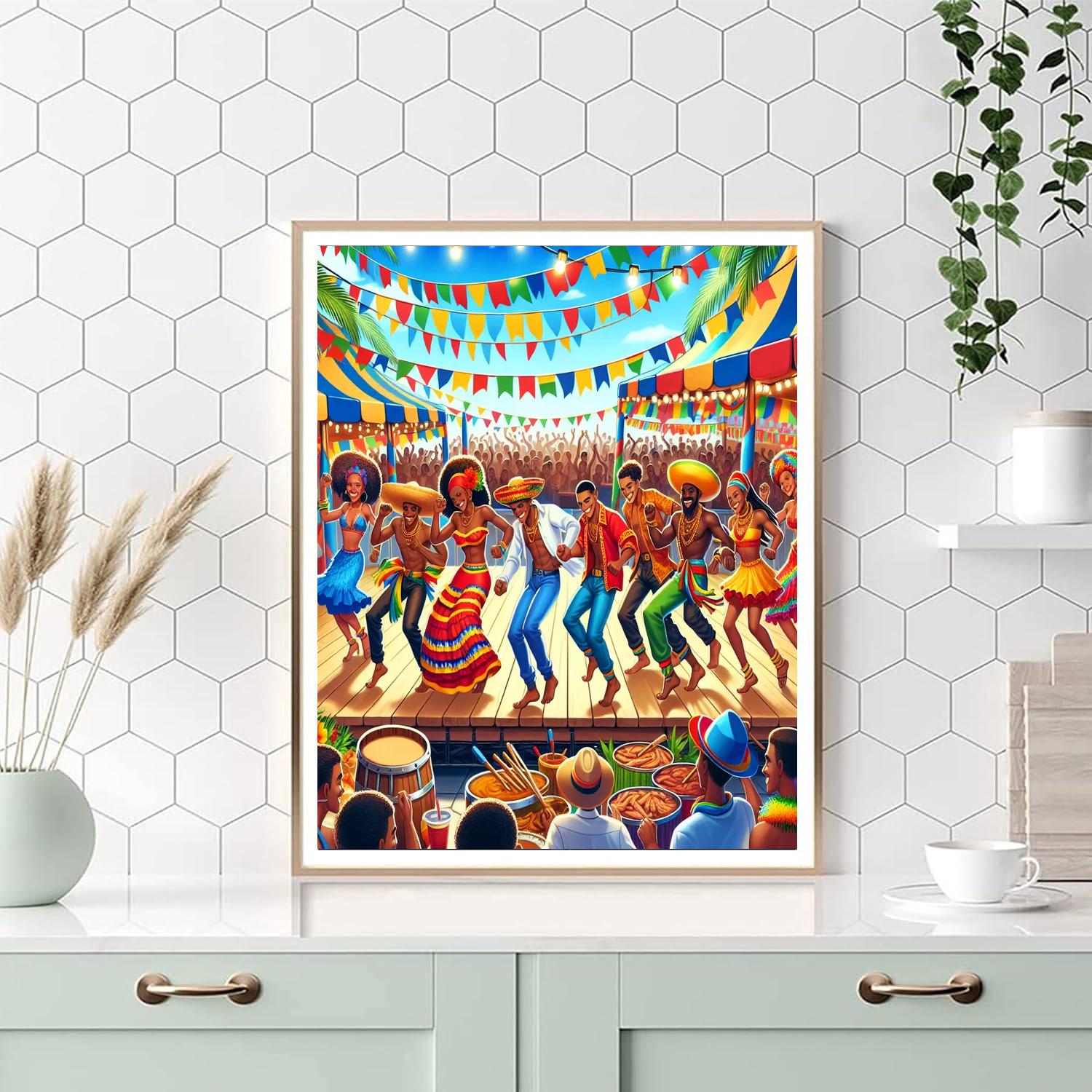 Kingston Calypso Festival Painting Number Kit