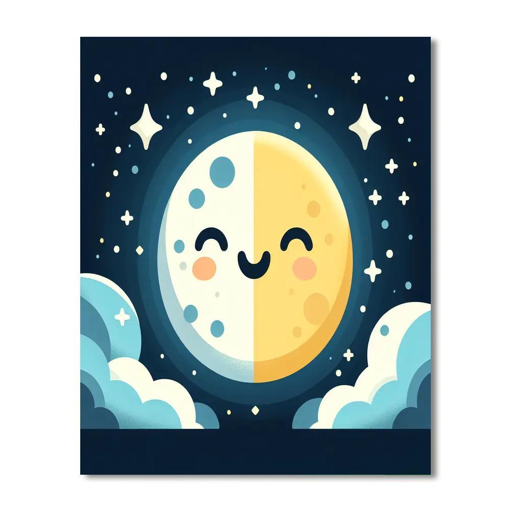 Mysterious Moon Paint By Numbers