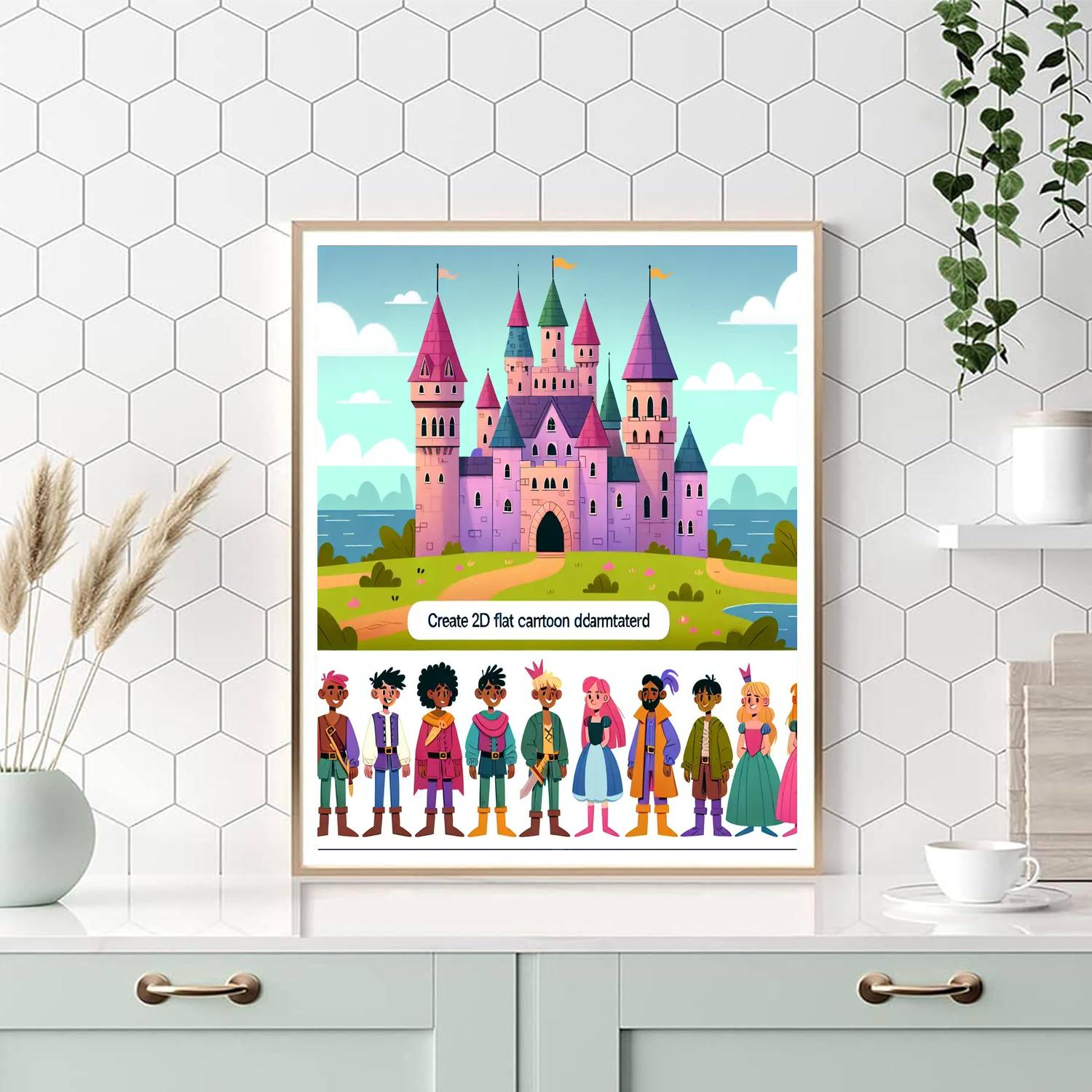 Fantasy Castle Capers DIY Paint By Numbers