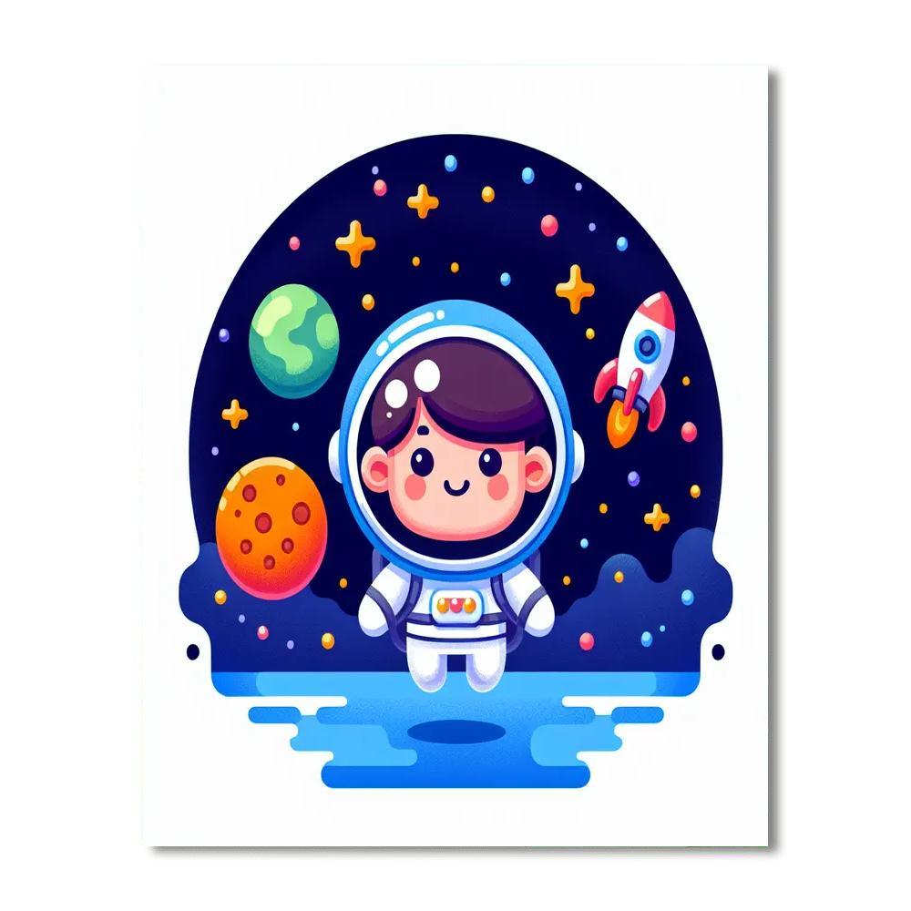 Galactic Explorer's Quest DIY Paint By Numbers