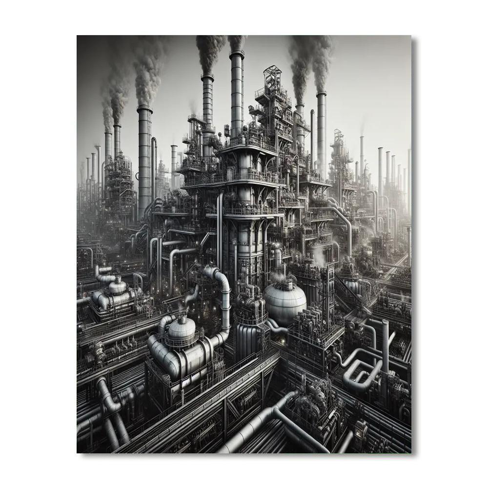 Industrial Revolution Marvel Number Painting