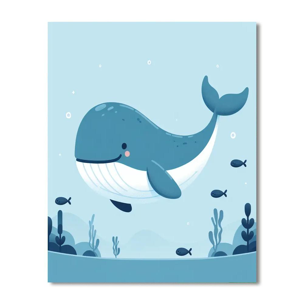 Wondrous Whale Voyage Numbered Painting Kits