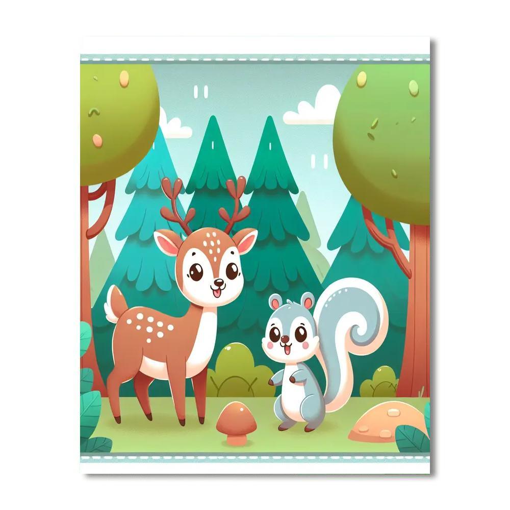 Forest Fantasy Quest Paint By Numbers Kits