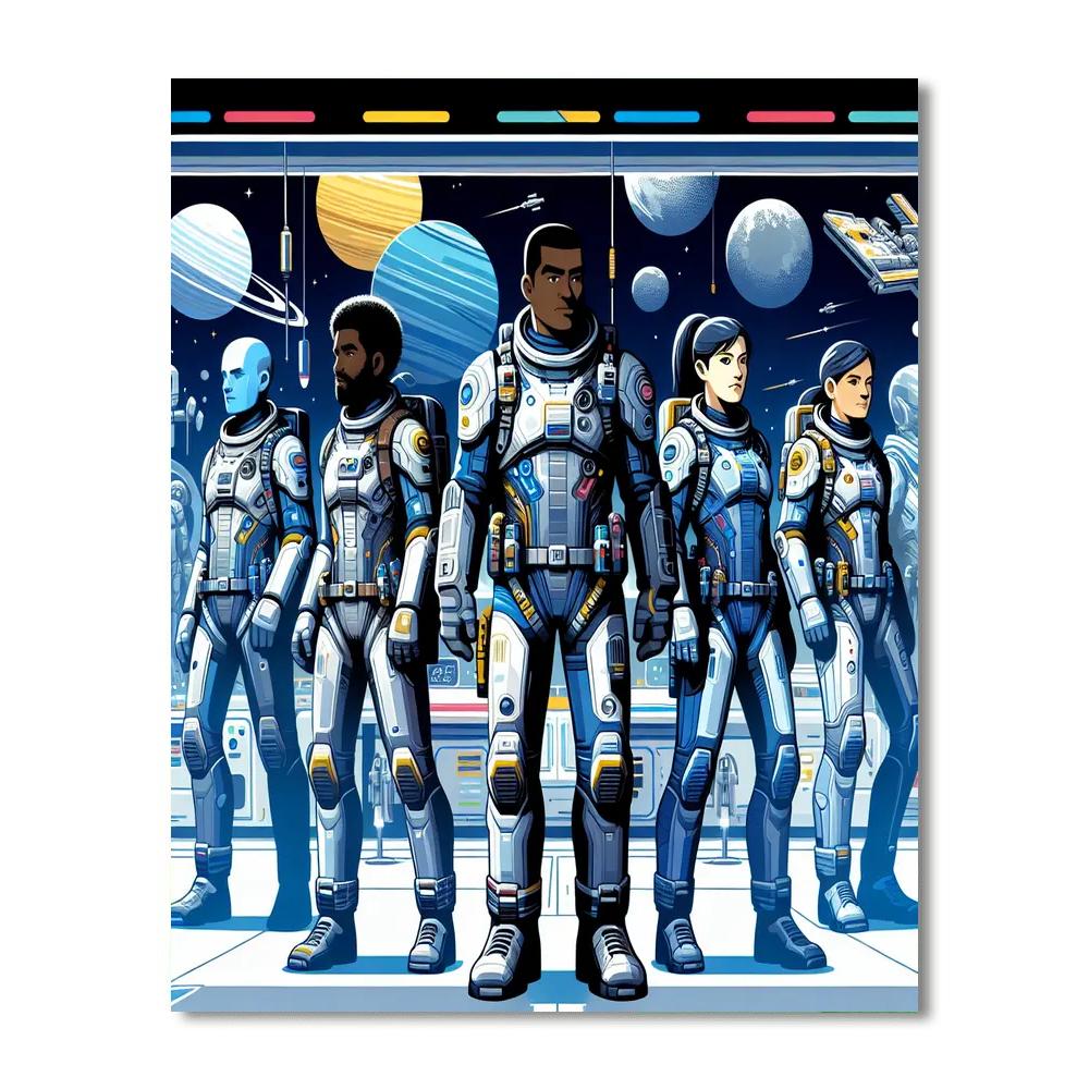 Rocket Rangers Paint By Numbers