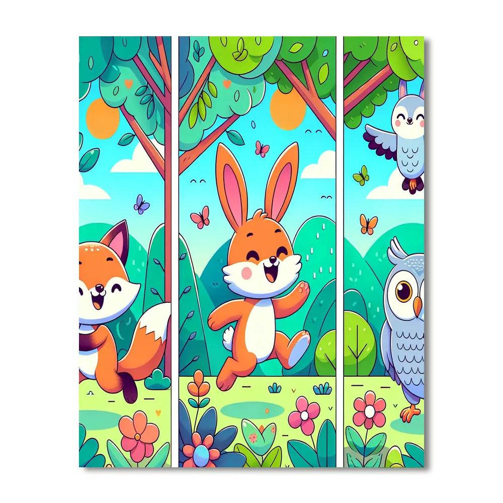 Magical Animal Adventures Paint By Numbers