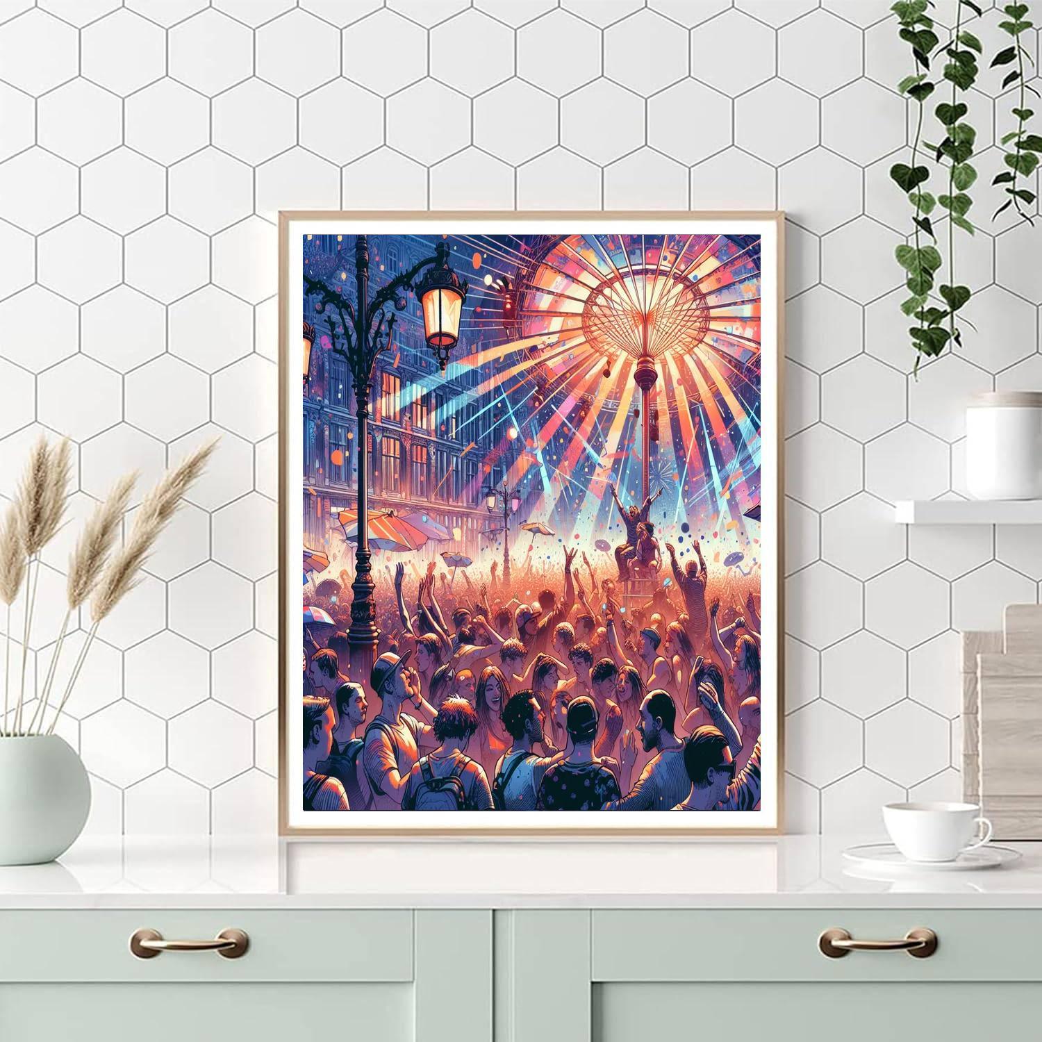 The Amsterdam Dance Event - Netherlands DIY Paint By Numbers