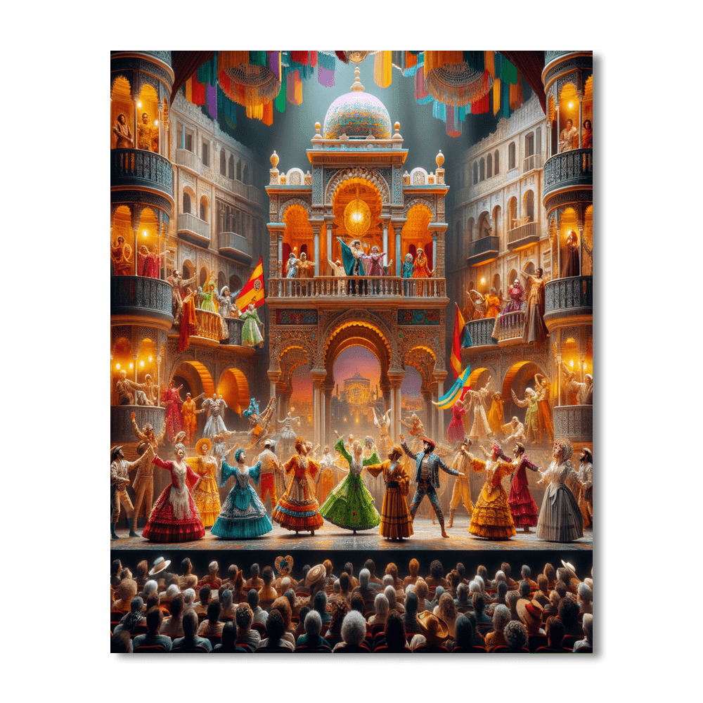 Festival Internacional De Teatro De Cádiz - Spain Paint By Number