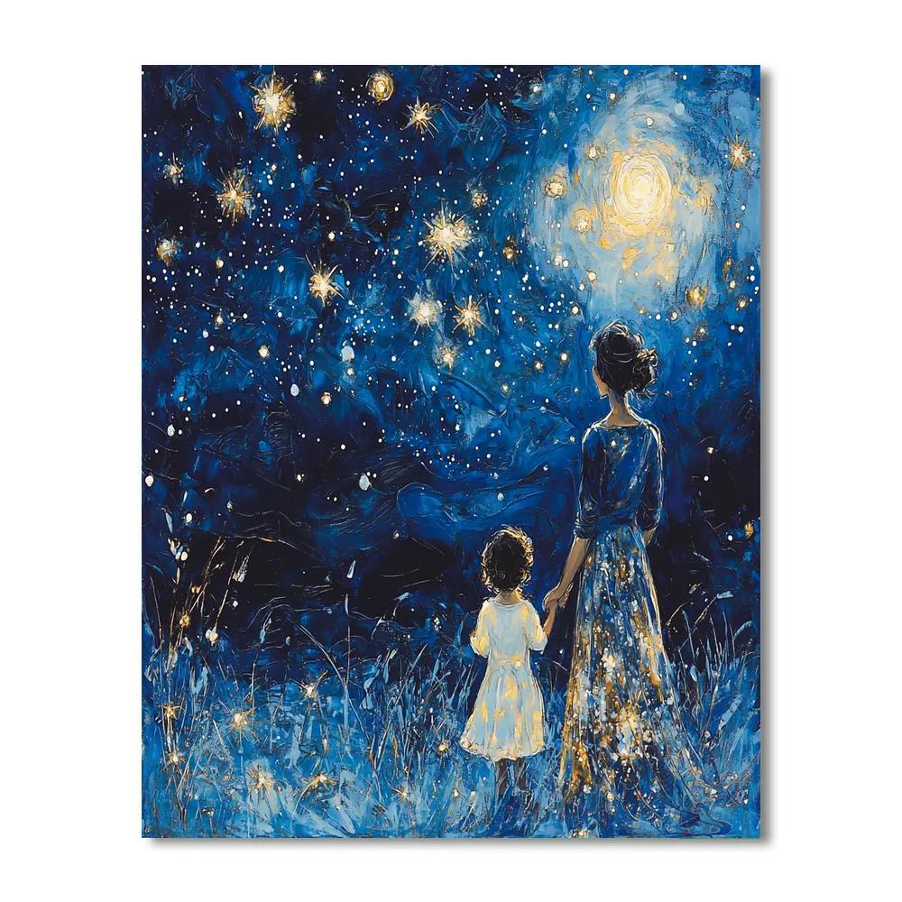 Beneath The Starry Sky Number Painting