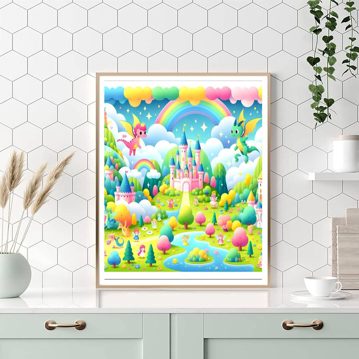 Joyful Fairy Tale Land DIY Paint By Numbers
