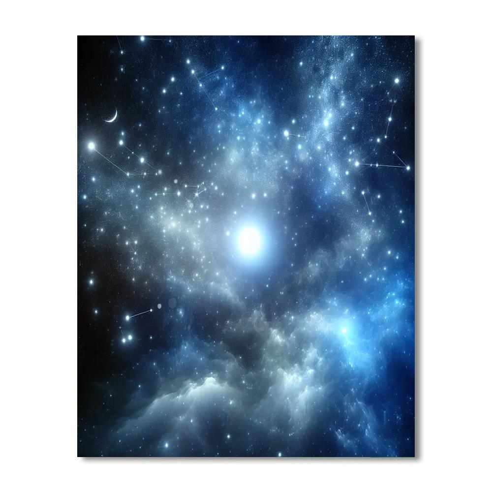 Mystic Night Sky Marvel Paint By Color