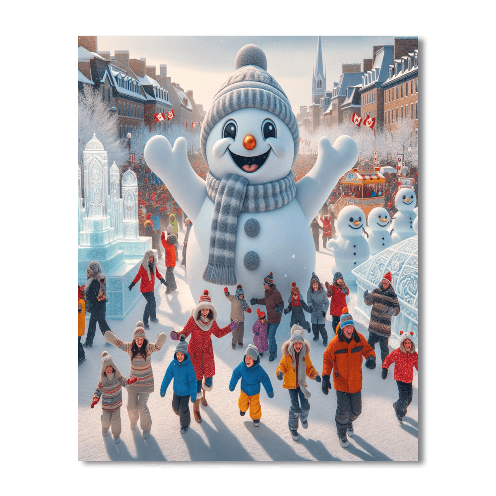 Carnaval De Québec DIY Paint By Numbers