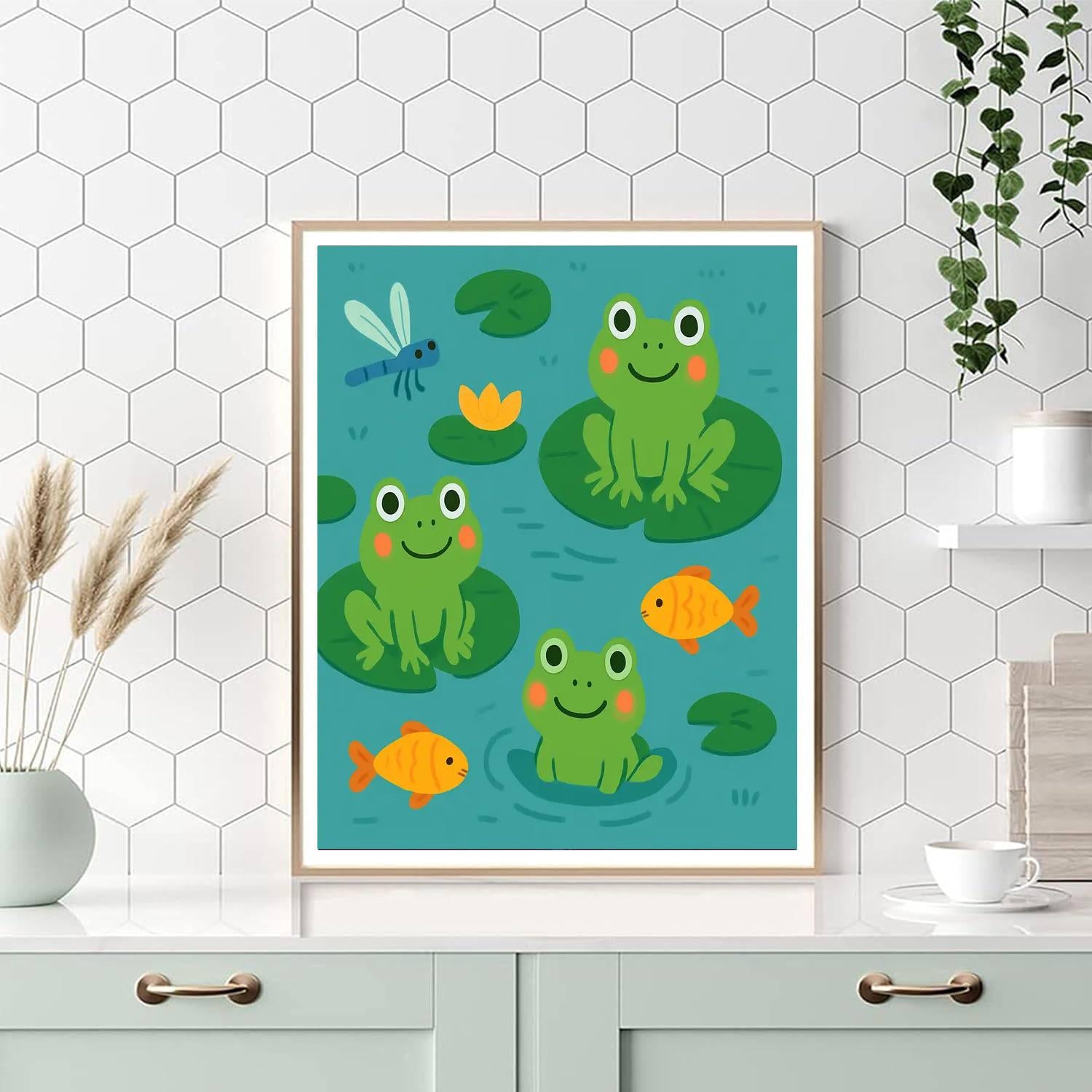 Pond Life Pond-erings Paint By Number