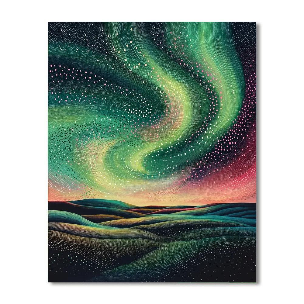 Georges Seurat Inspired Aurora Bliss  Paint By Numbers