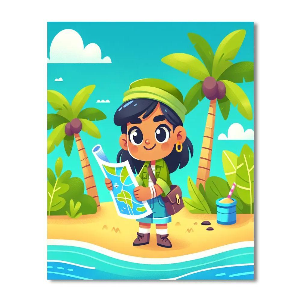 Explorer's Island Discovery Paint By Numbers Kits