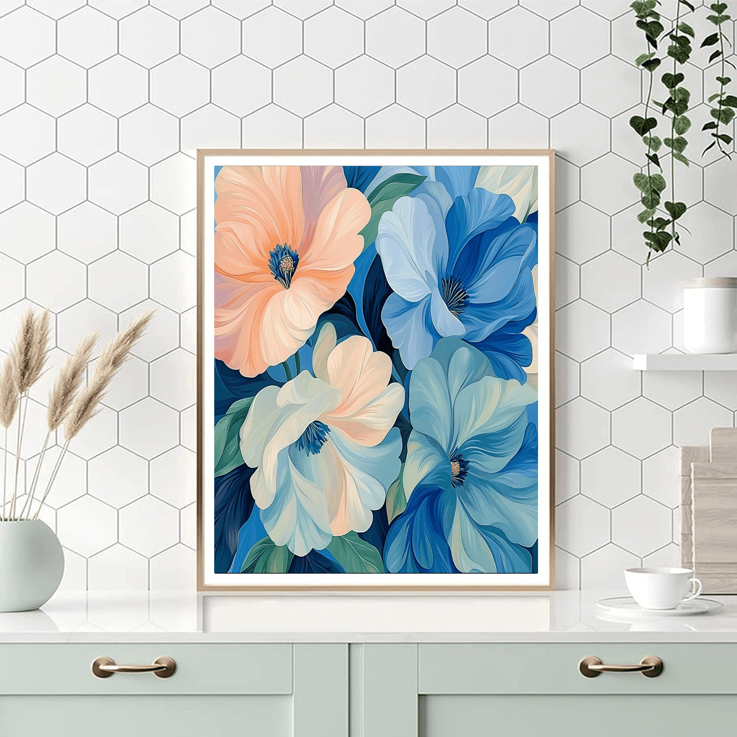 Georgia O'Keeffe Inspired Nature's Palette  Paint By Numbers Art