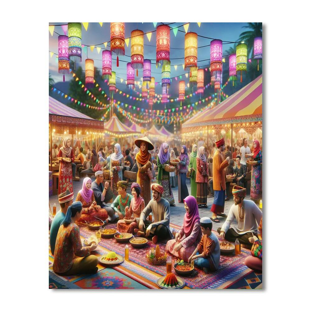 Karnival Balik Pulau Paint By Numbers