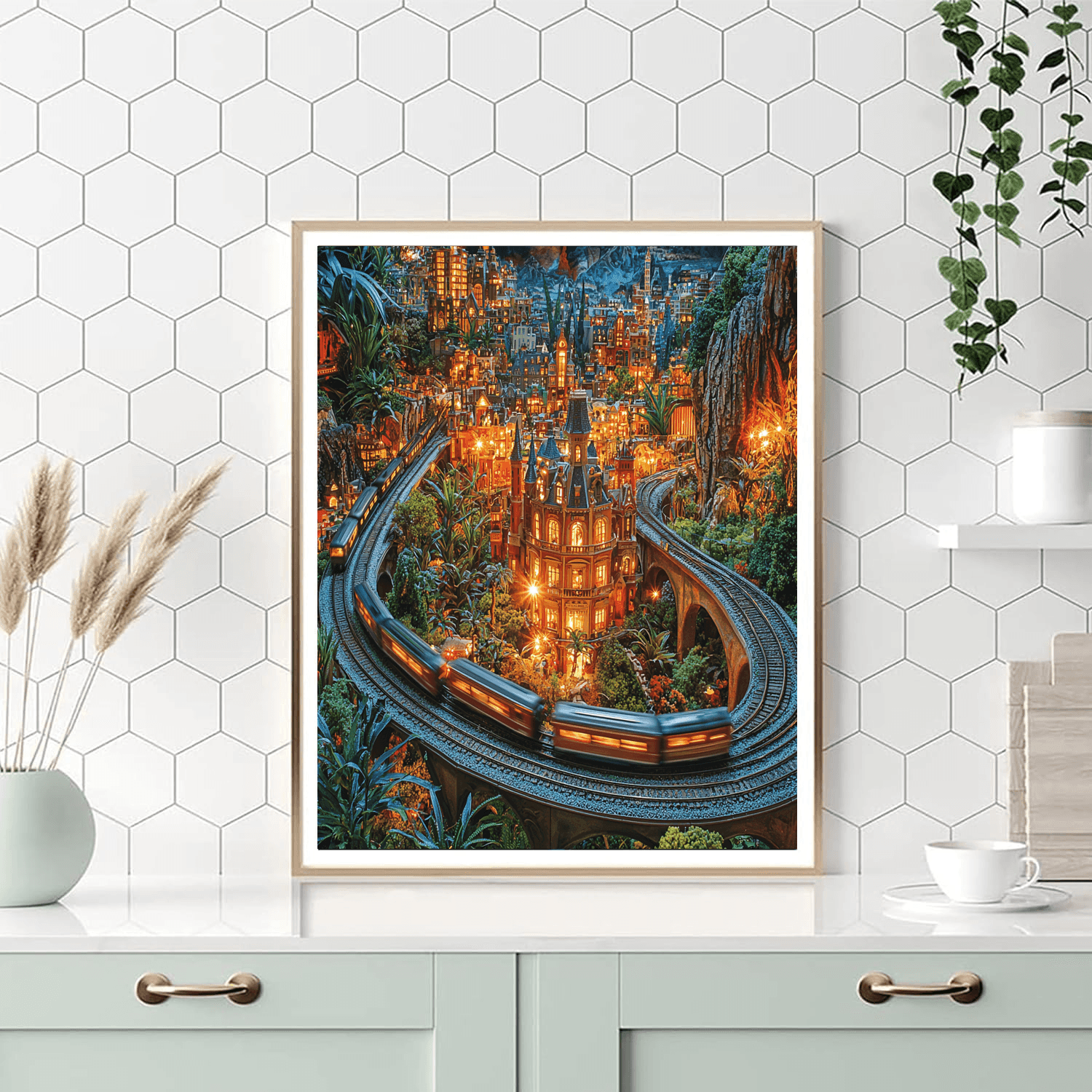 Miniatur Wunderland - Hamburg, Germany Numbered Painting Kits