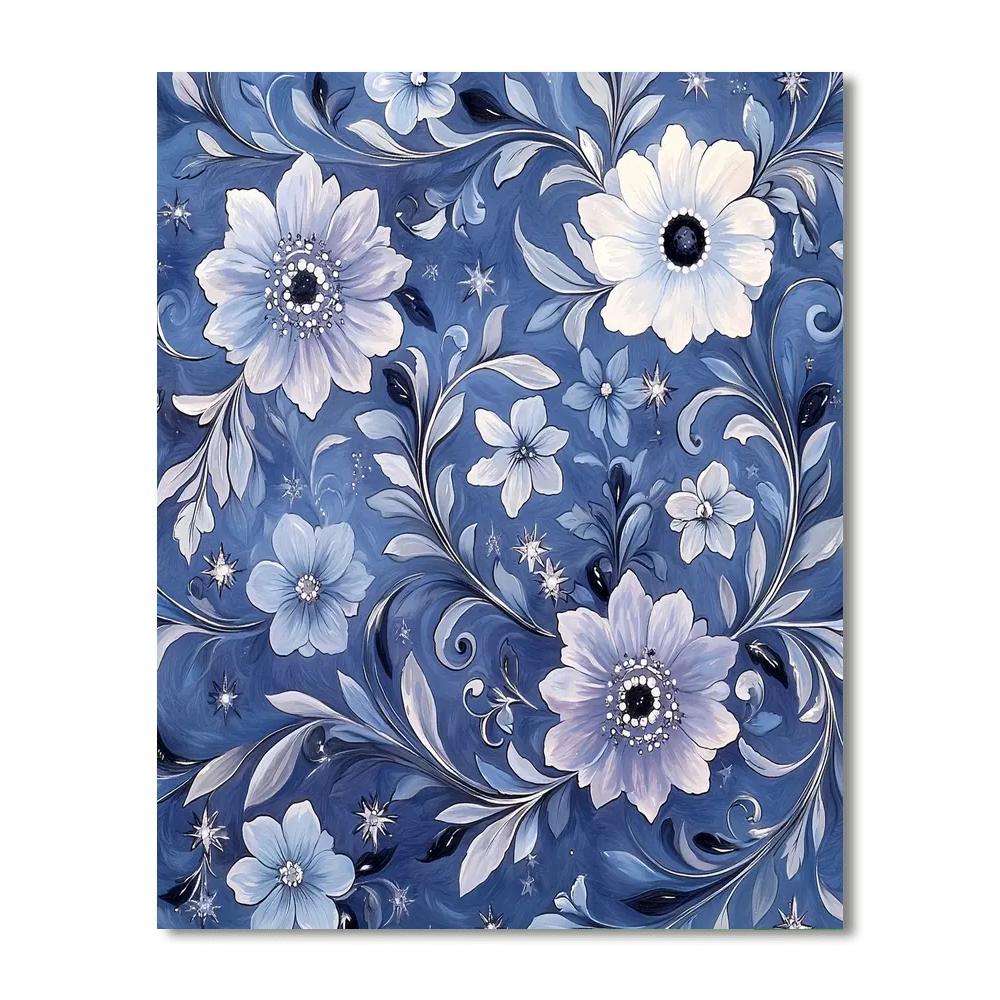 Alphonse Mucha Inspired Starlit Blossom  DIY Paint By Numbers