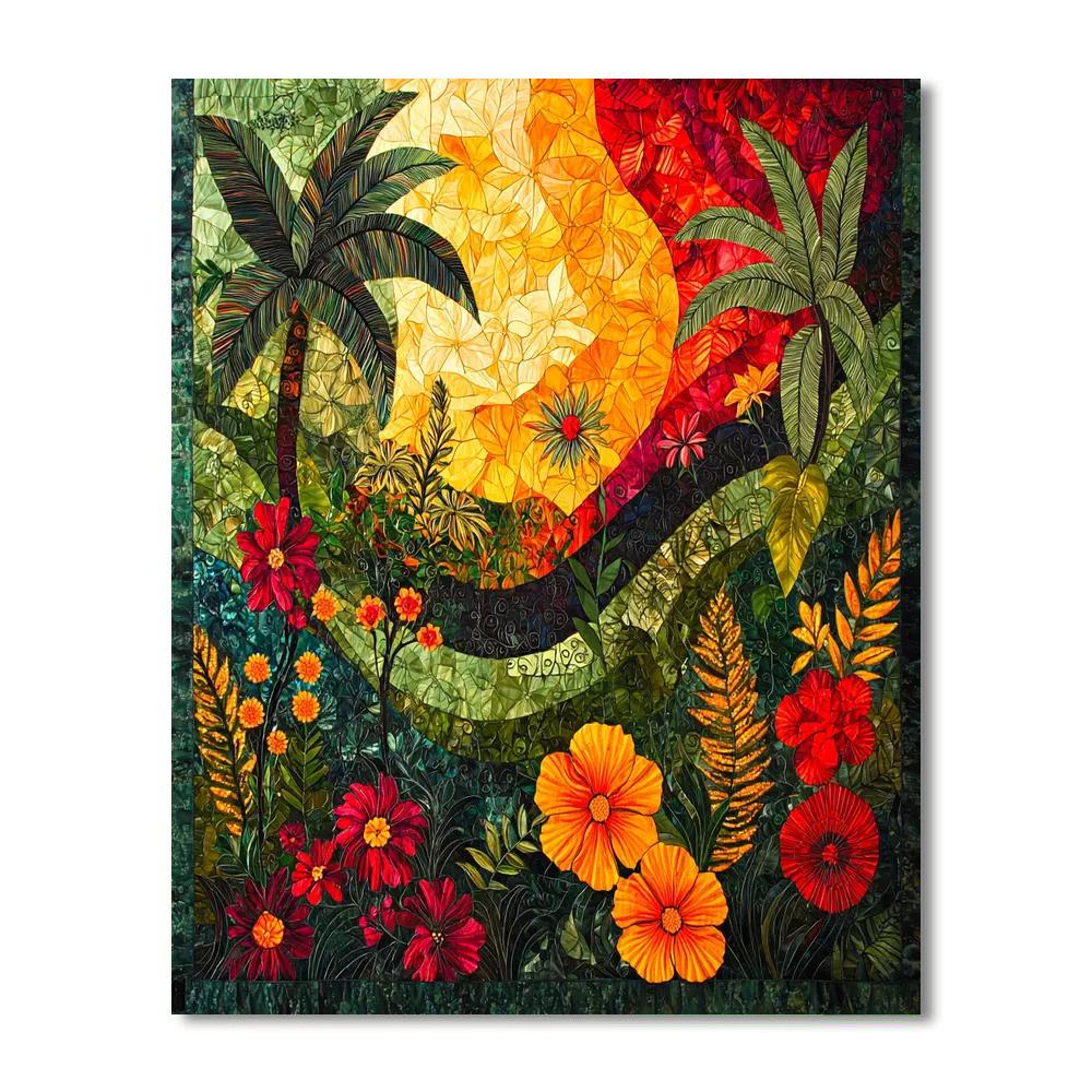 Frida Kahlo Inspired Nature's Soul Reflection  Painting By Numbers Kit