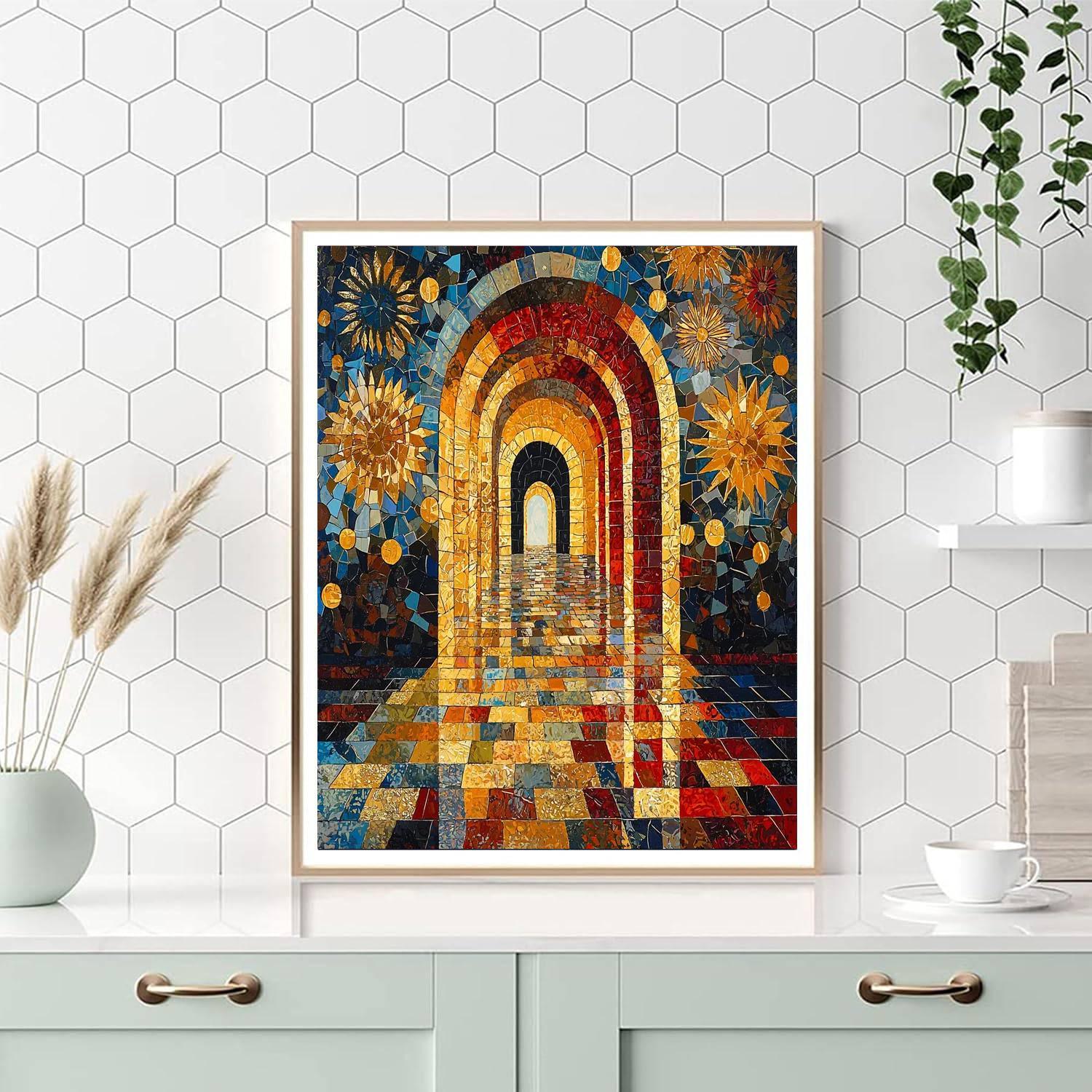 Gustav Klimt Inspired Echoes Of Byzantium  DIY Paint By Numbers