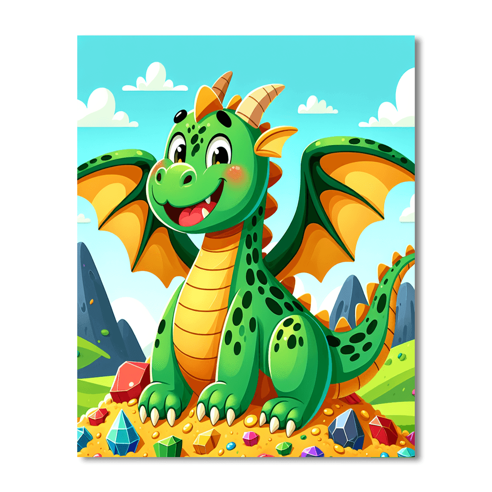 Bold Dragon Number Painting