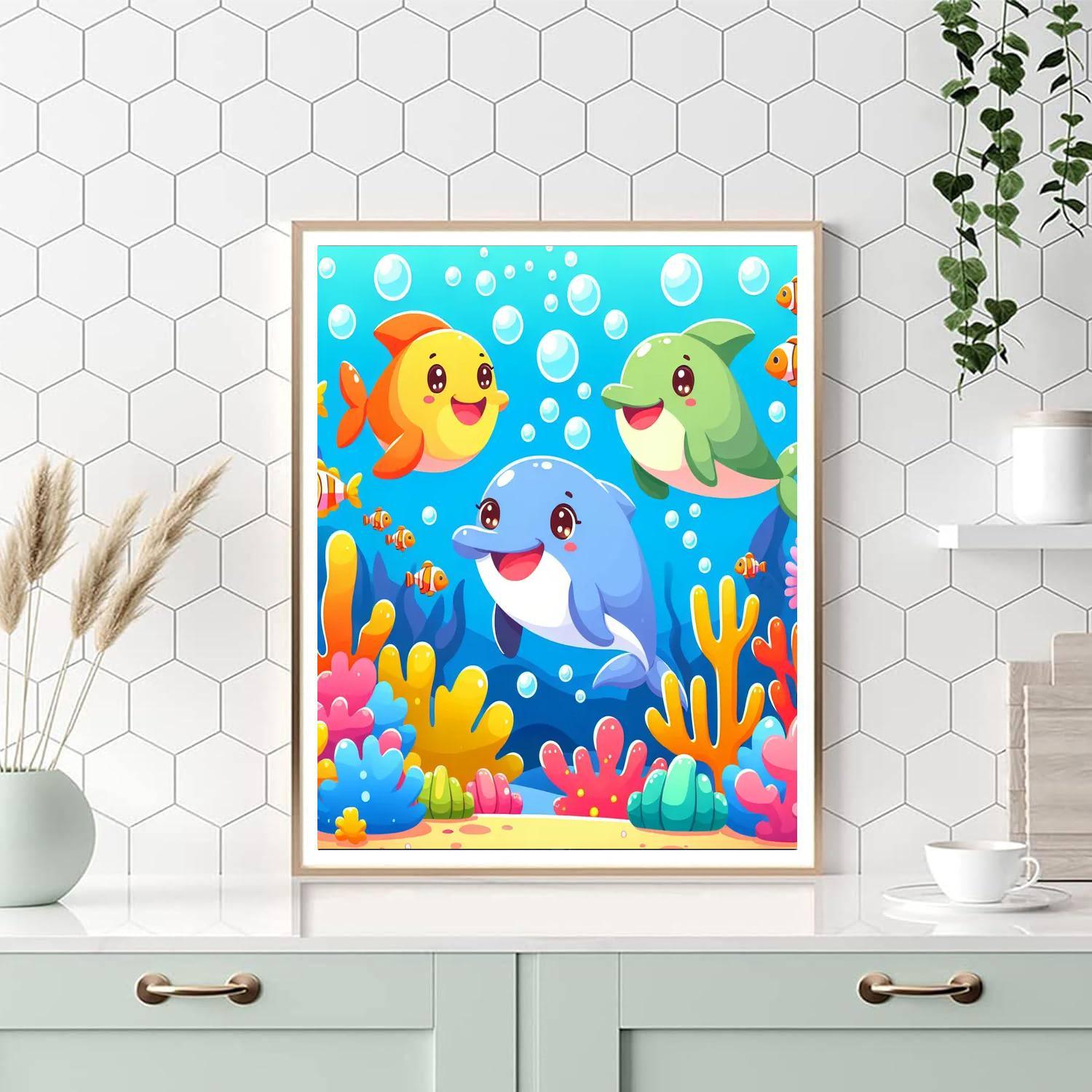 Charming Ocean Quest Number Painting