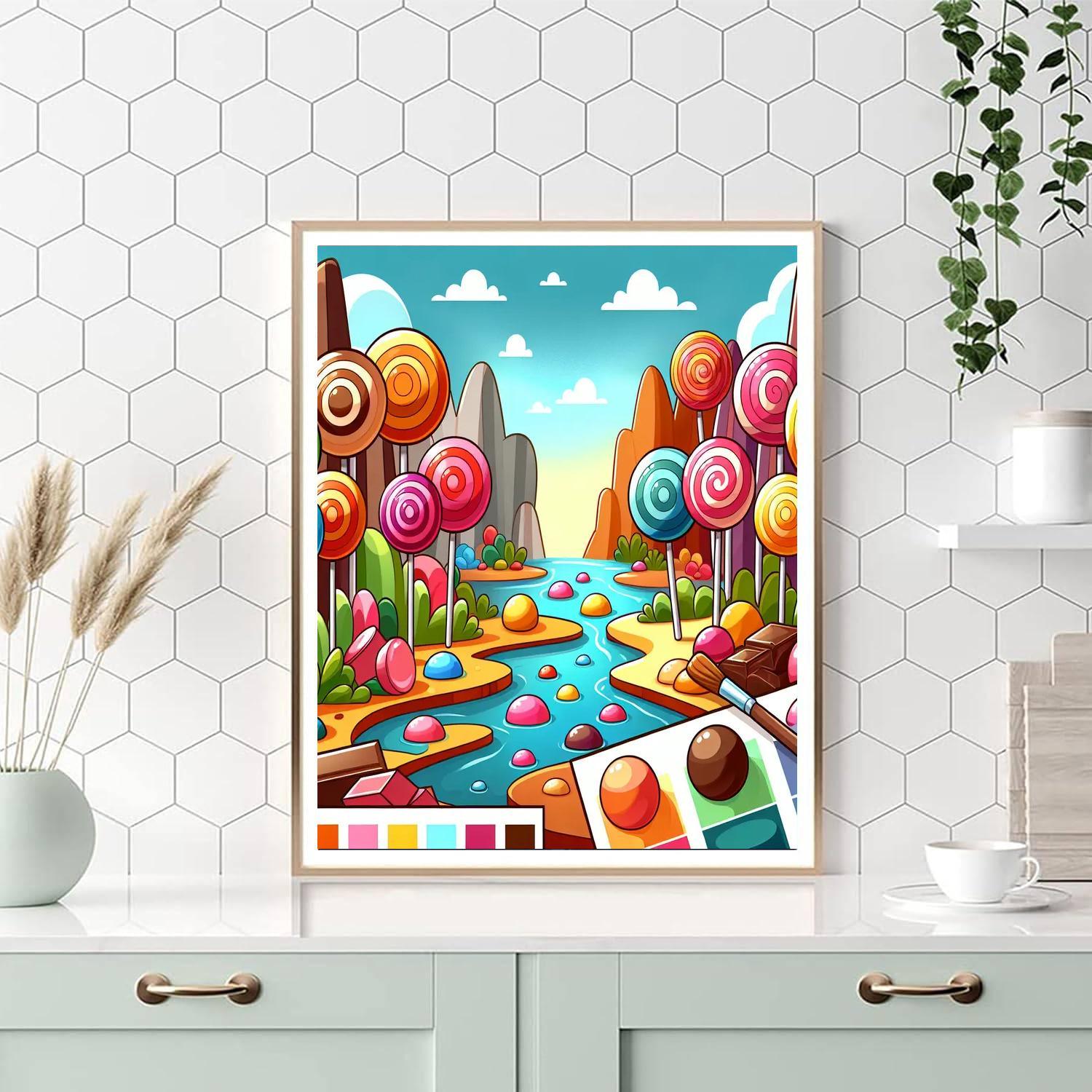 Candyland Sweet Adventure Paint By Number