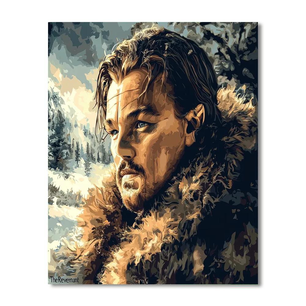 Leonardo Dicaprio: The Relentless Voyager Of Dreams Painting Number Kit