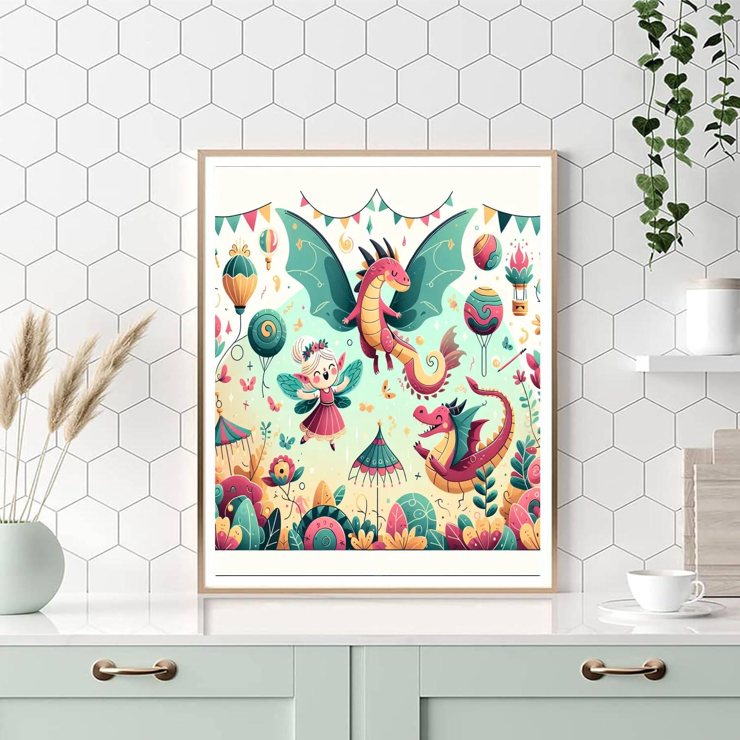 Fantasy Festival Fiesta Number Painting