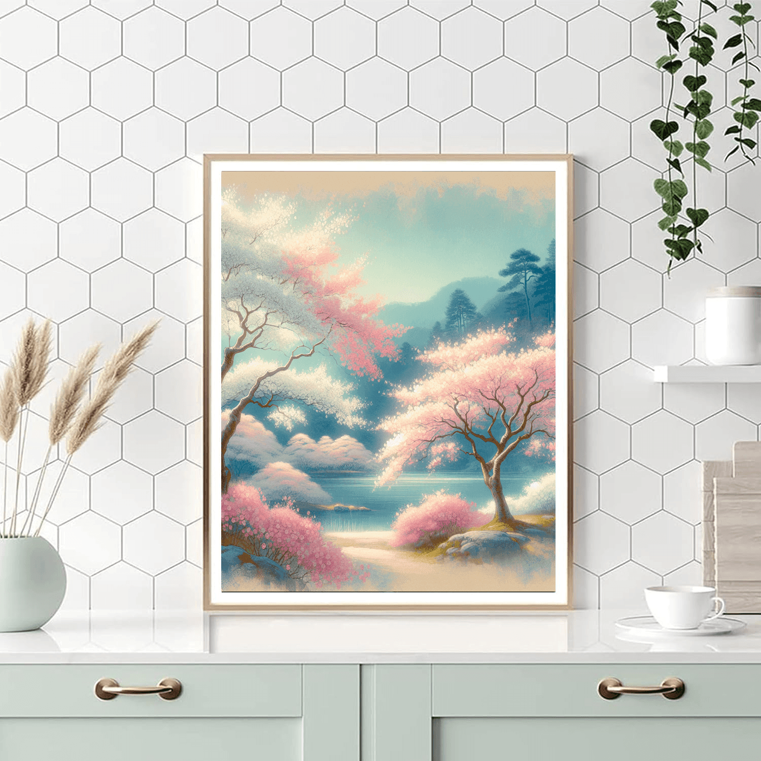 Blossom Breeze Paint By Numbers Art