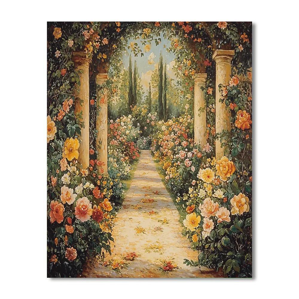 Botticelli Inspired Floral Renaissance Garden  Paint By Numbers Kits
