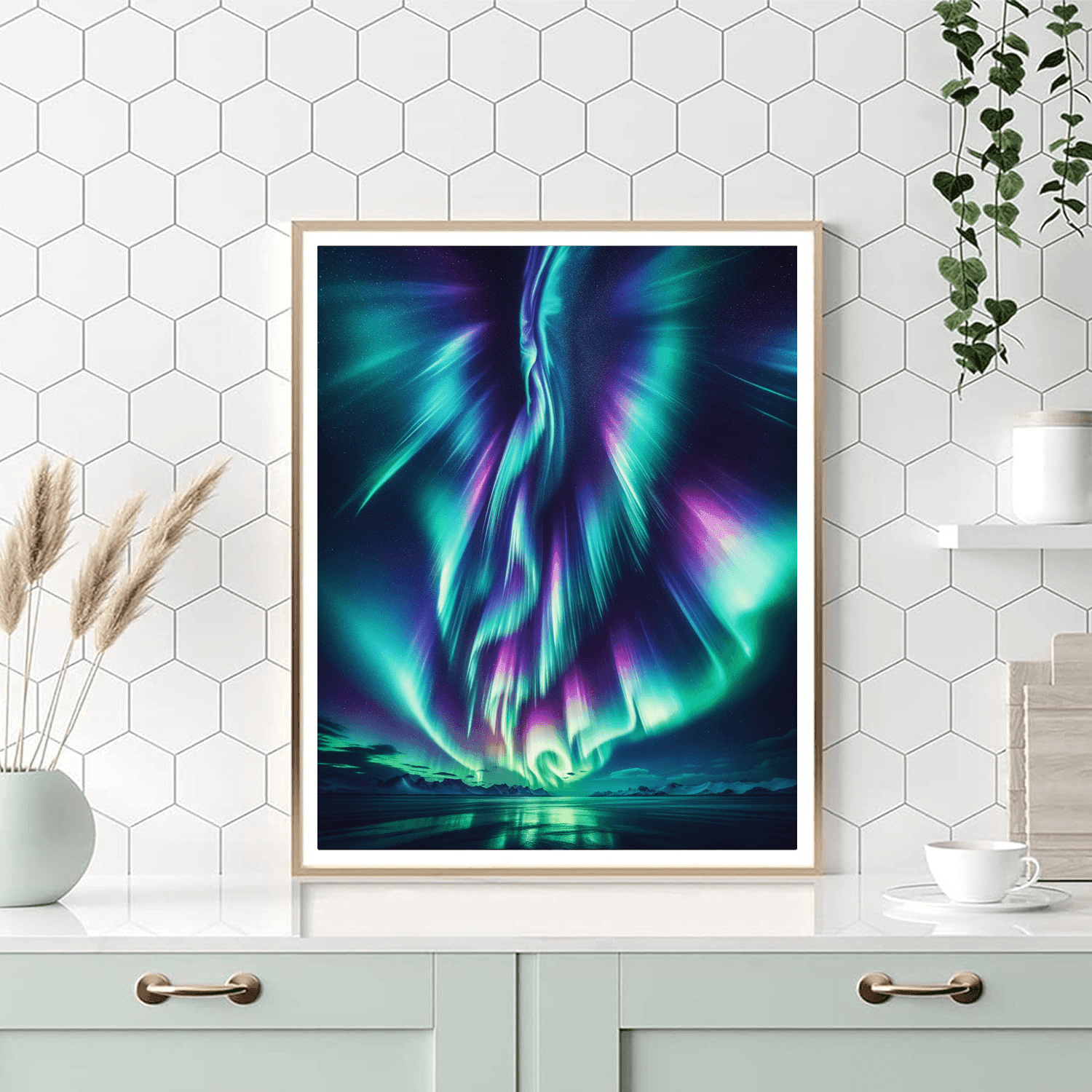 Northern Lights Glow Paint By Numbers Kits